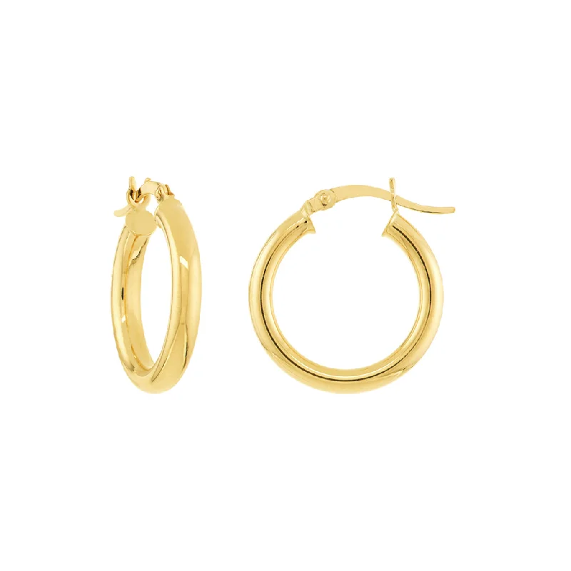 Shop Jewelry That Shines Without The High Price 10K Yellow Gold 20mm Hoop Earrings