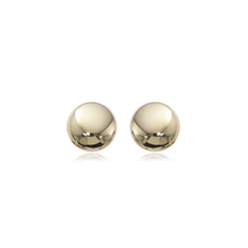 Don't Miss Our Biggest Jewelry Sale Of The Season 14k Gold 5mm Flat Ball Studs Earrings