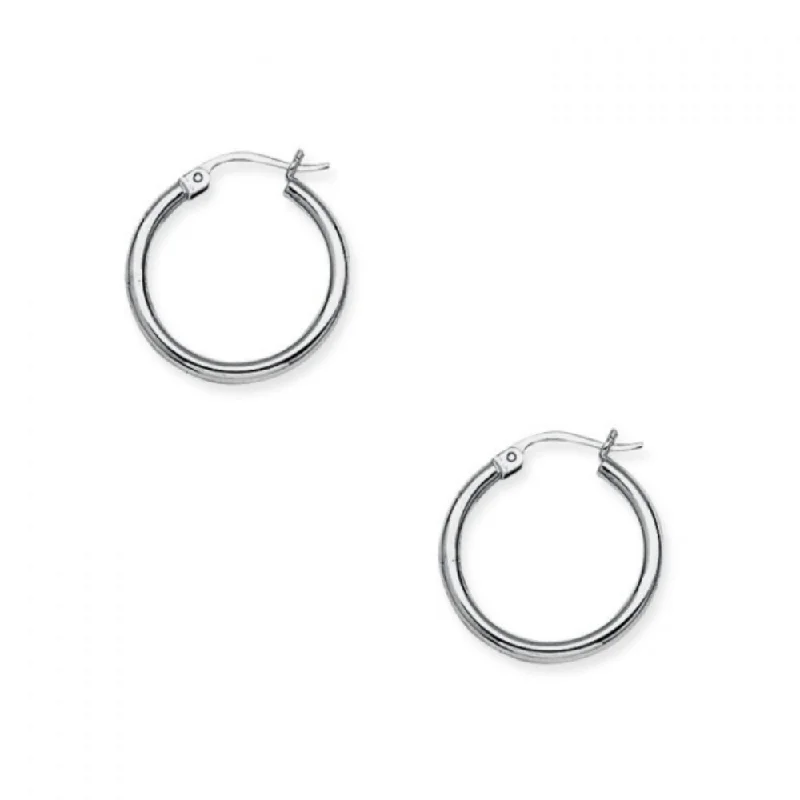 Trendy And Classic Jewelry Now At Reduced Prices 14k Gold Polished Hoop Earrings