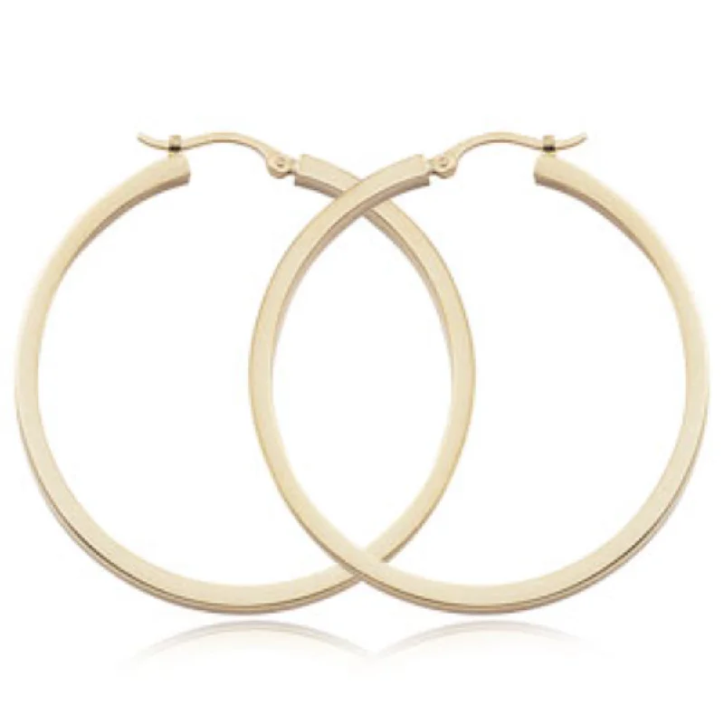 Unmissable Jewelry Sale – Shop Before It's Too Late 14k Gold Square Tube Hoops