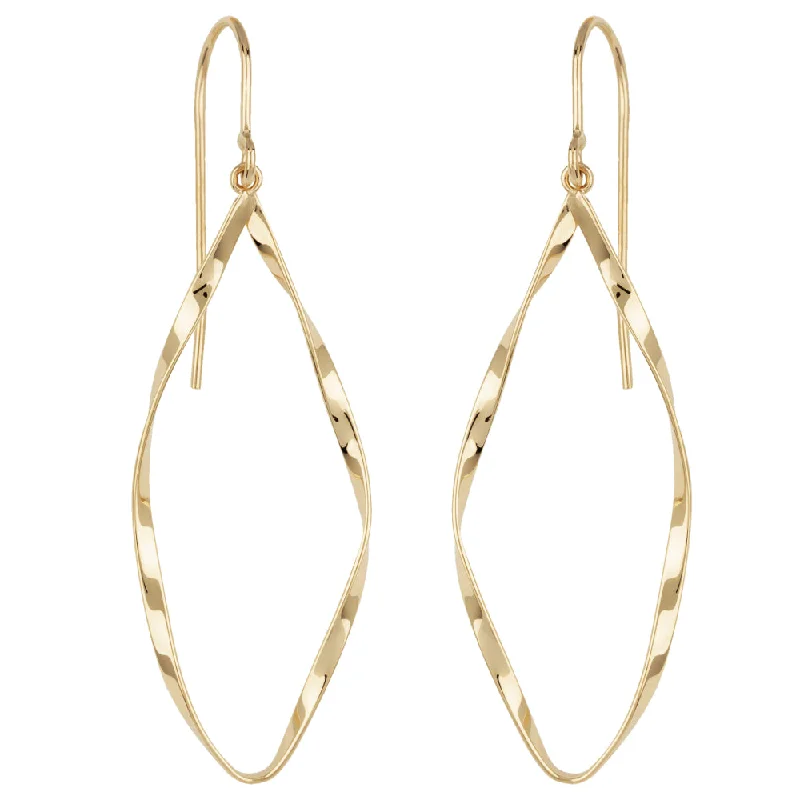 Shop Dazzling Jewelry At The Best Prices 14k Gold Twist Drop Earrings