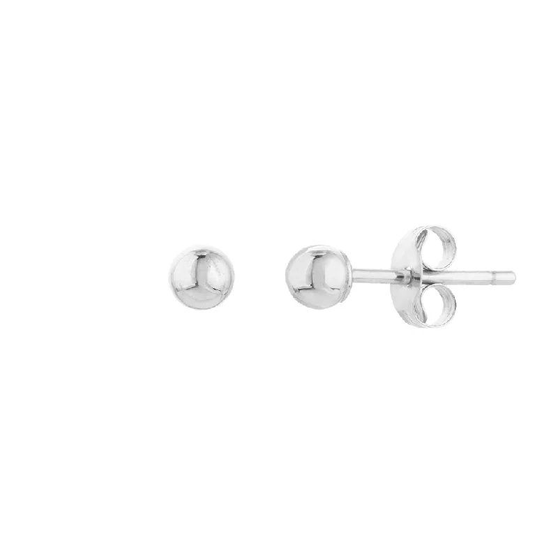 Once-A-Year Jewelry Deals – Shop Before They’Re Gone 14K White Gold 3mm Ball Earrings