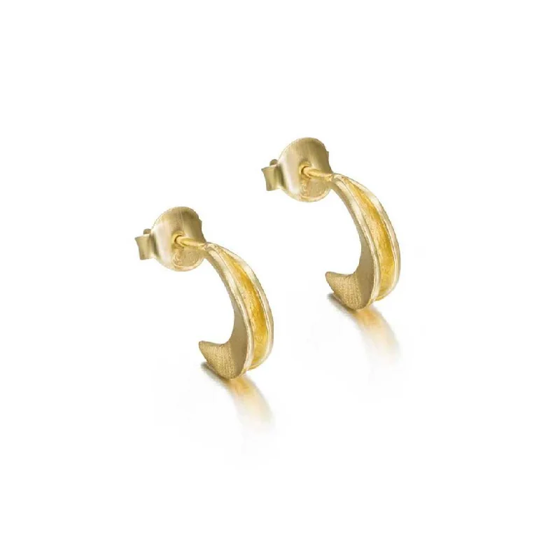 Seasonal Jewelry Sale – Upgrade Your Collection 18K Yellow Gold Vermeil Baby Hoop Earrings