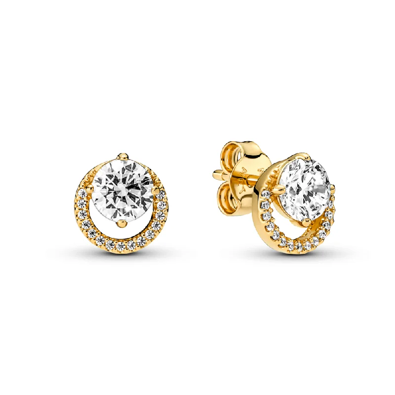 Unmissable Jewelry Clearance – Final Reductions Sparkling Round Halo Stud Earrings