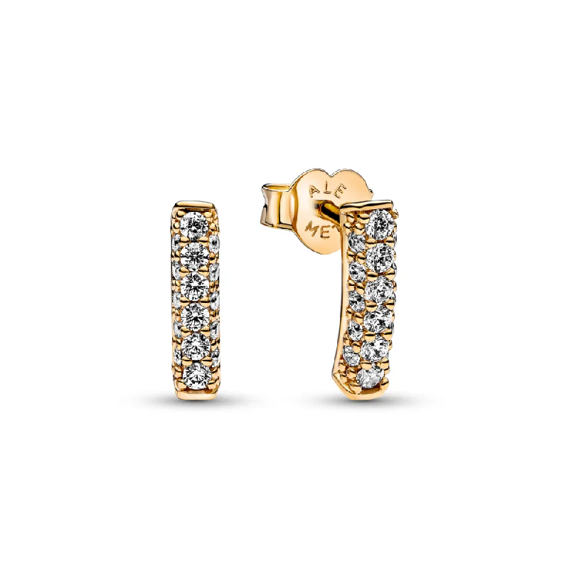 Must-Have Jewelry At Irresistible Discounts Pandora Timeless Pavé Single-row Bar Stud Earrings Must-Have Jewelry At Irresistible Discounts Pandora Timeless Pavé Single-row Bar Stud Earrings