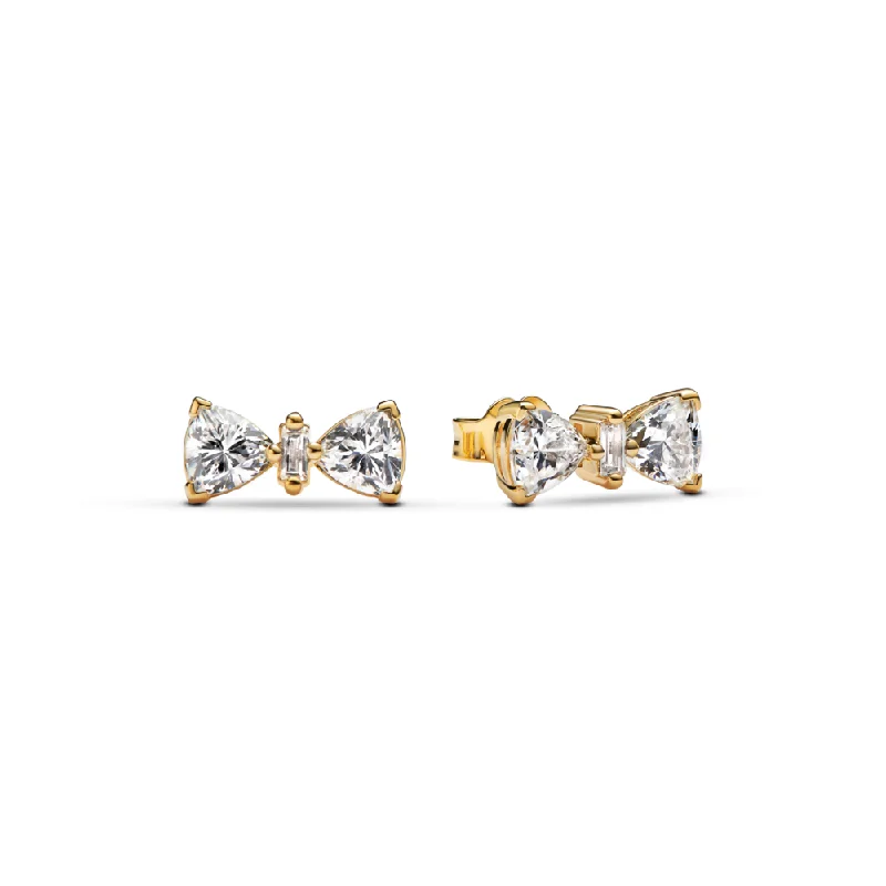 Stunning Jewelry At Even More Stunning Prices Sparkling Bow Stud Earrings
