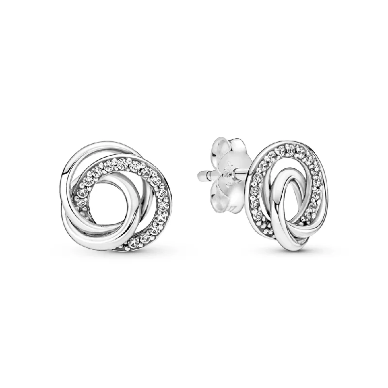 Huge Savings On Premium Jewelry Styles Family Always Encircled Stud Earrings