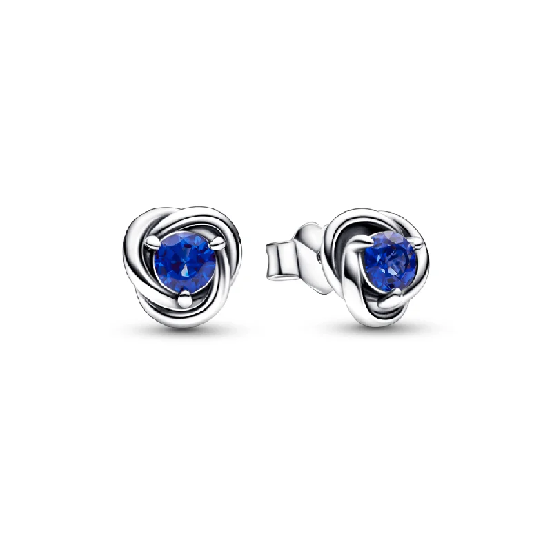 Exclusive Savings On Timeless Jewelry Pieces Blue Eternity Circle Stud Earrings