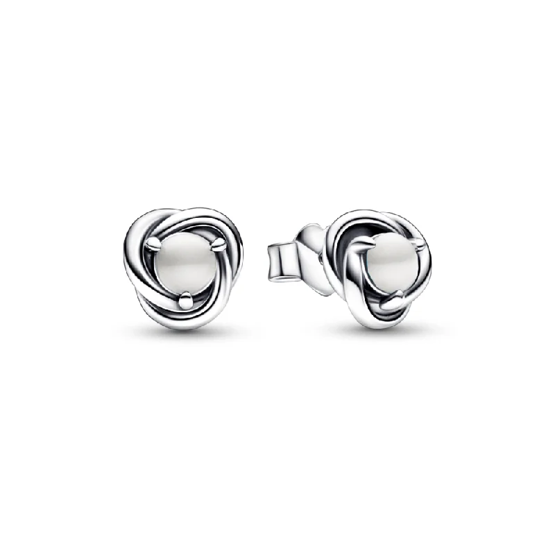 Sparkle For Less – Shop Jewelry Deals Now White Eternity Circle Stud Earrings