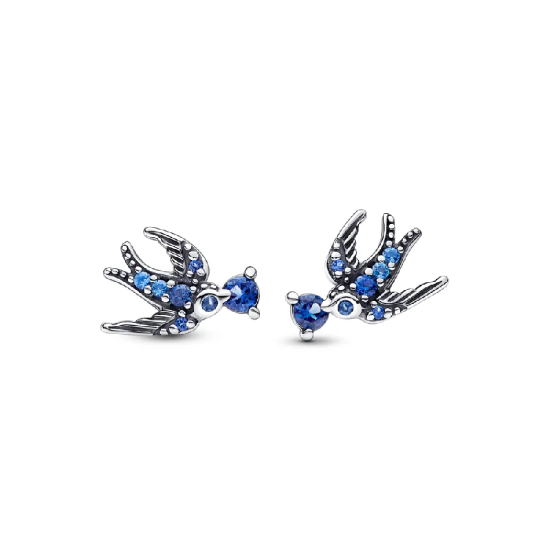 Affordable Luxury Jewelry – Style At A Great Price Sparkling Swallow Stud Earrings
