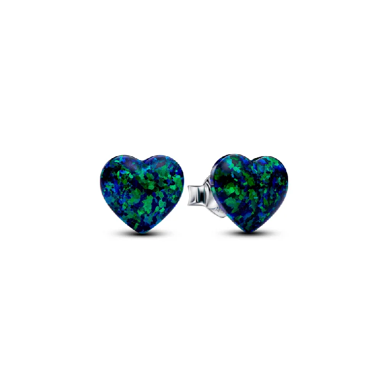 The Perfect Jewelry Piece At The Perfect Discount Opalescent Green Heart Stud Earrings The Perfect Jewelry Piece At The Perfect Discount Opalescent Green Heart Stud Earrings