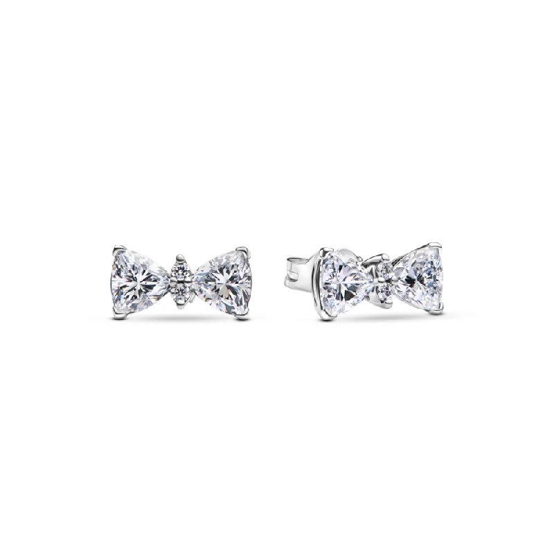 Luxury Jewelry Clearance – Shop Premium Styles Now Sparkling Bow Stud Earrings