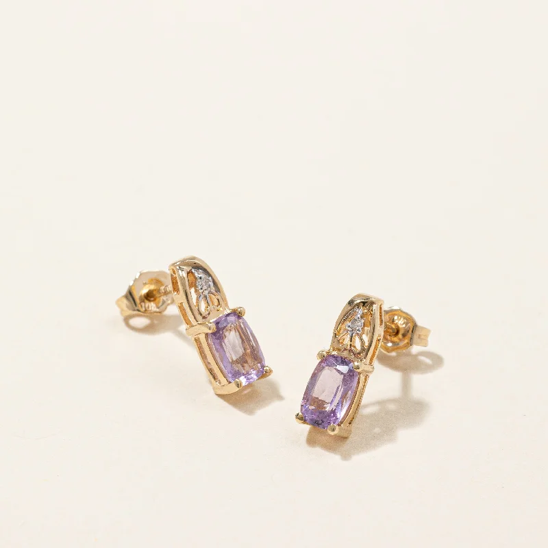 Elegant Necklaces And Bracelets At Limited-Time Offers Amethyst & Diamond Earrings | 0.70ctw, 0.01ctw | Elegant Necklaces And Bracelets At Limited-Time Offers Amethyst & Diamond Earrings | 0.70ctw, 0.01ctw |