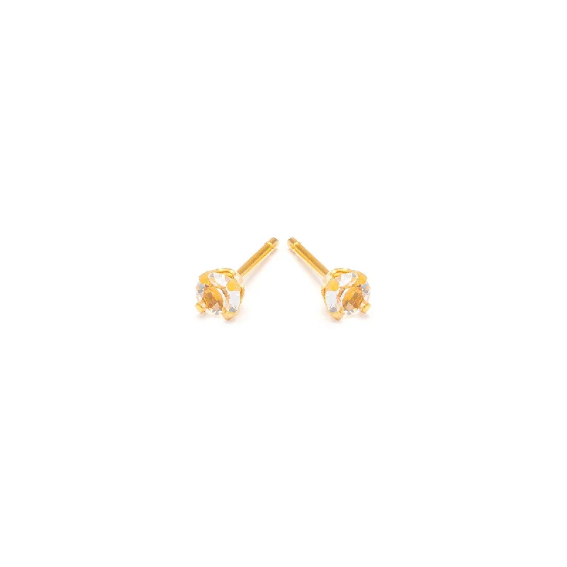 Elegant Jewelry, Exclusive Prices – Shop Now April Birthstone 14k Gold Plated Stud Earrings