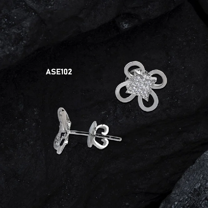 Classic And Modern Jewelry Styles On Sale Ashtahnika AD Stone 925 Sterling Silver Stud Earrings Classic And Modern Jewelry Styles On Sale Ashtahnika AD Stone 925 Sterling Silver Stud Earrings