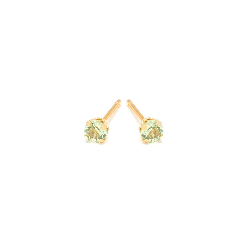 Personalized Jewelry Sale – Meaningful Gifts At Great Prices August Birthstone 14k Gold Plated Stud Earrings