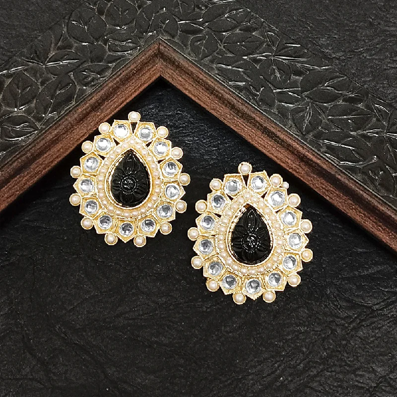 Grab Your Favorite Jewelry At The Lowest Prices Bhavi Jewels Gold Plated Kundan Stone Stud Earrings Grab Your Favorite Jewelry At The Lowest Prices Bhavi Jewels Gold Plated Kundan Stone Stud Earrings