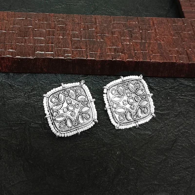 Unmissable Jewelry Sale – Shop Before It's Too Late Bhavi Jewels Oxidised Plated Stud Earrings