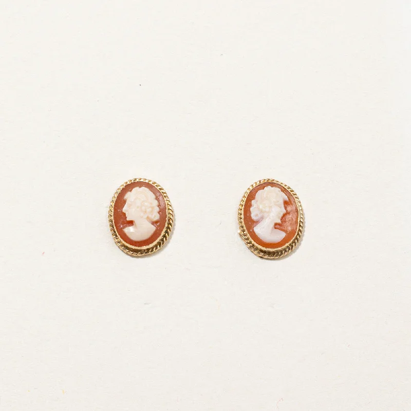 Fashion-Forward Geometric Jewelry For Contemporary Style Cameo Shell Earrings | 3.00ctw | Fashion-Forward Geometric Jewelry For Contemporary Style Cameo Shell Earrings | 3.00ctw |