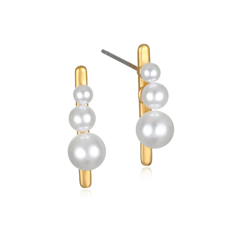 Jewelry Sale Bonanza – Grab Your Sparkle Now Charlotte Graduated Pearl Earrings