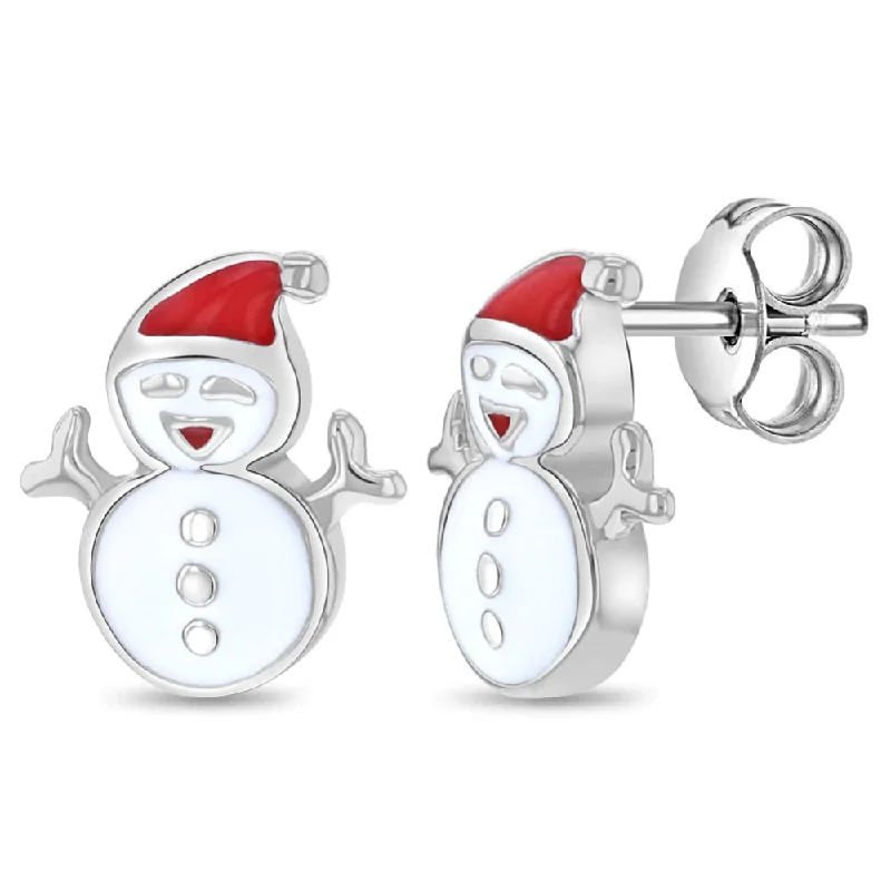Limited-Stock Jewelry Sale – Once It's Gone, It's Gone Christmas Snowman Girls Earrings Limited-Stock Jewelry Sale – Once It's Gone, It's Gone Christmas Snowman Girls Earrings
