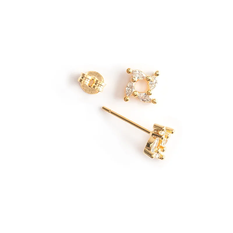 Sparkle More For Less – Jewelry Sale Happening Now Crystal Square Gold Mini Stud Earrings Sparkle More For Less – Jewelry Sale Happening Now Crystal Square Gold Mini Stud Earrings