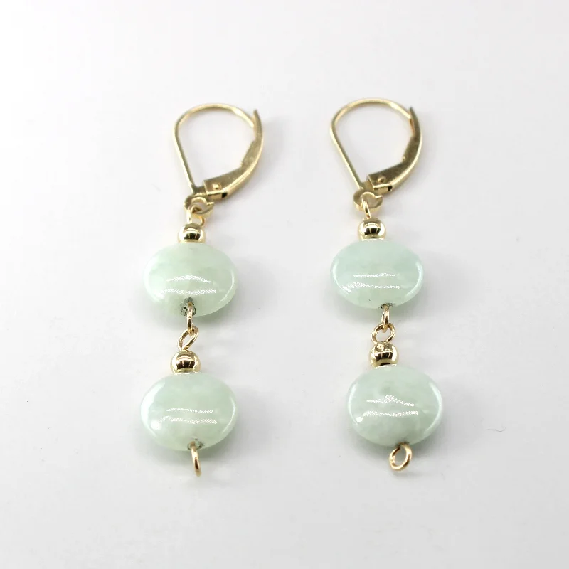 Unique Jewelry For Less – Shop The Sale Now Dangle Jadeite Earrings | 8.00ctw |