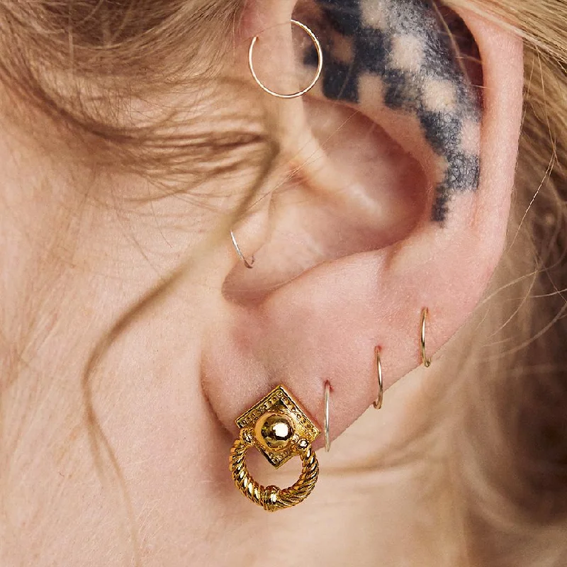 Handcrafted Jewelry Sale – Unique Designs At Low Prices DEFEND. Ornate Grand Door Knocker Earrings - Gold Handcrafted Jewelry Sale – Unique Designs At Low Prices DEFEND. Ornate Grand Door Knocker Earrings - Gold