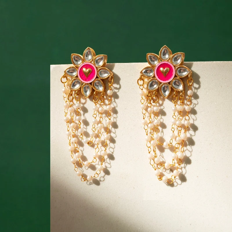 Last Chance To Grab Your Favorite Jewelry At A Discount Dekho Magar Pyaar se Light Pink & Fuschia Pink Truck Art Earrings Last Chance To Grab Your Favorite Jewelry At A Discount Dekho Magar Pyaar se Light Pink & Fuschia Pink Truck Art Earrings