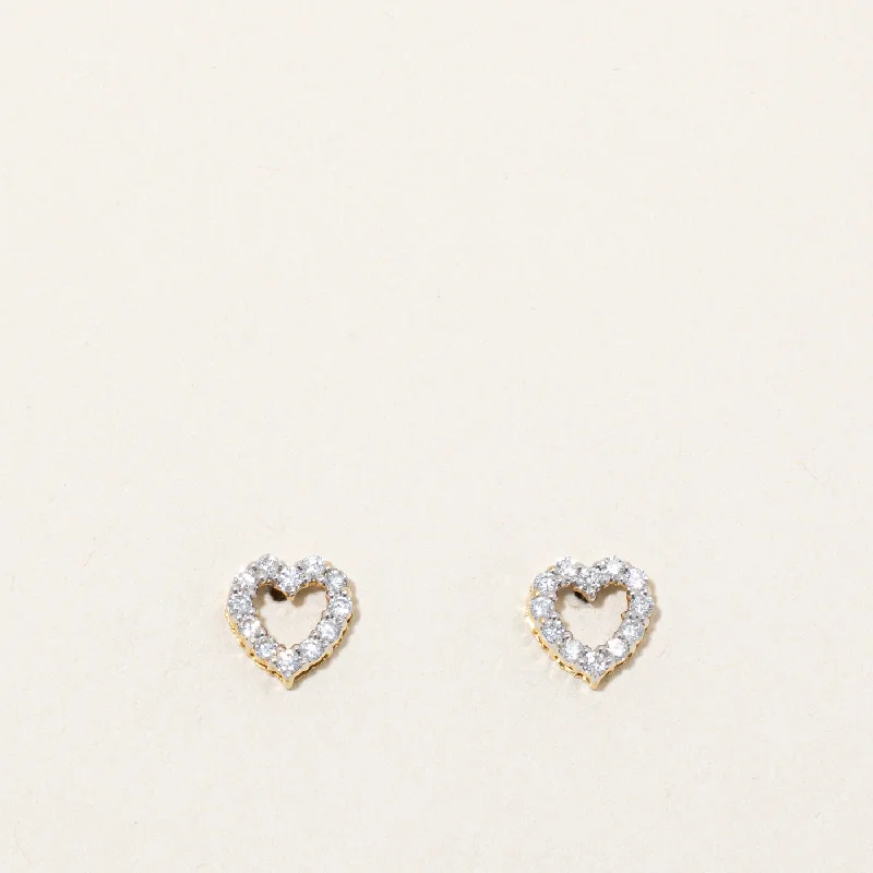 Limited-Stock Jewelry Clearance – Grab Your Favorites Now Diamond Heart Earrings | 0.33ctw |