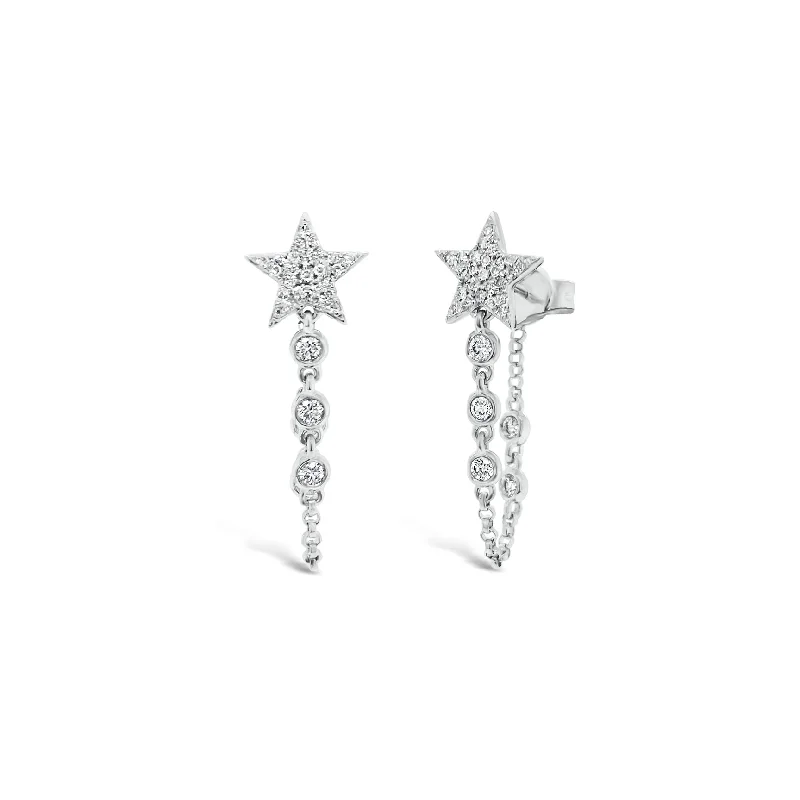 Flash Jewelry Sale – Get Stunning Pieces At Low Prices Diamond Star Chain Link Earrings