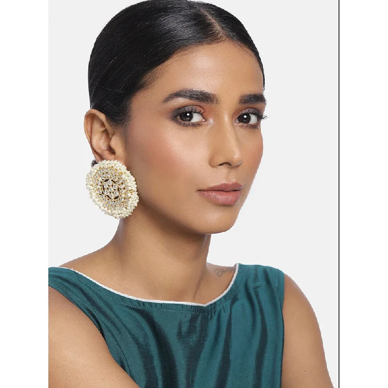 Elegant Jewelry, Affordable Luxury – Shop Now Etnico18k Gold Plated Kundan Pearl Stud Earrings for Women (E2940W) Elegant Jewelry, Affordable Luxury – Shop Now Etnico18k Gold Plated Kundan Pearl Stud Earrings for Women (E2940W)
