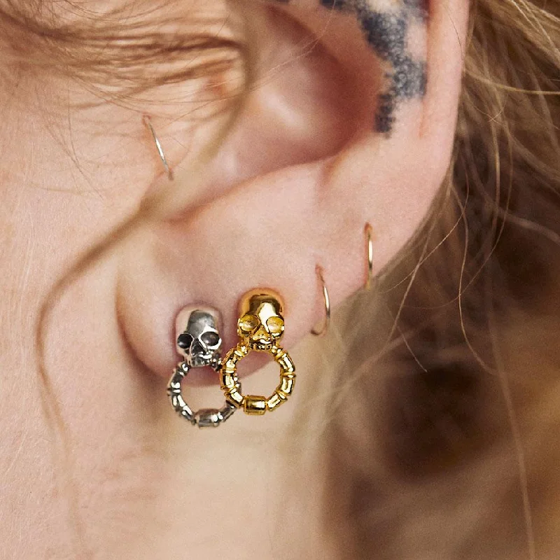 Fashion-Forward Jewelry At Incredible Prices FORSAKE. Skull & Bones Door Knocker Earrings - Gold Fashion-Forward Jewelry At Incredible Prices FORSAKE. Skull & Bones Door Knocker Earrings - Gold