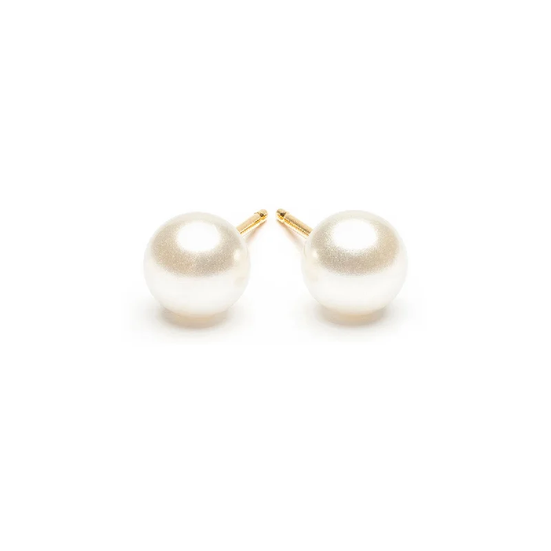 Buy More, Save More – Special Jewelry Discounts Pearl Stud Earrings 6mm Gold Plated