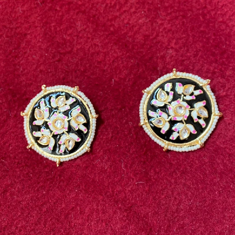 Exclusive Jewelry Offers – Sparkle For Less India Art Gold Plated Meenakari Stud Earrings Exclusive Jewelry Offers – Sparkle For Less India Art Gold Plated Meenakari Stud Earrings