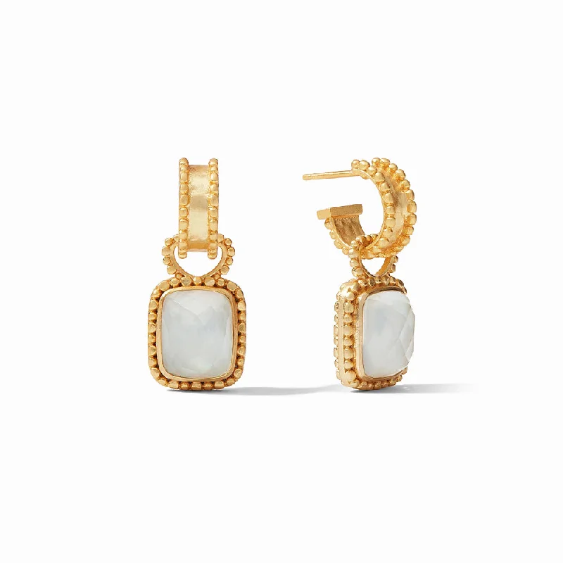 Chic And Stylish Jewelry At Discounted Prices Julie Vos Marbella Hoop & Charm Earring Chic And Stylish Jewelry At Discounted Prices Julie Vos Marbella Hoop & Charm Earring