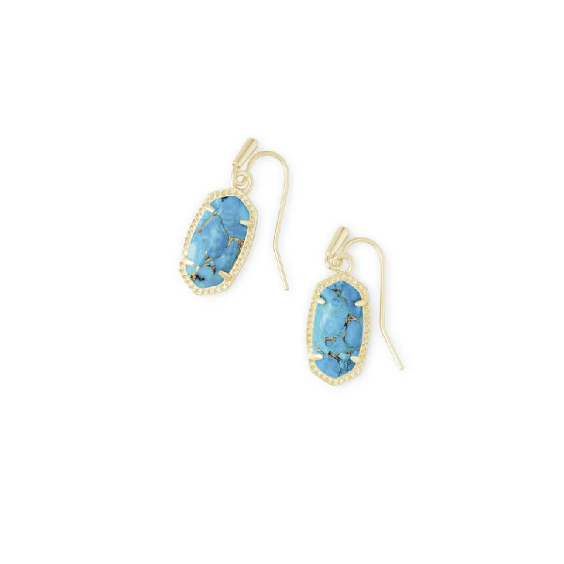 Don't Miss Our Biggest Jewelry Sale Of The Season Kendra Scott Lee Drop Earrings in Gold Bronze Veined Turquoise Don't Miss Our Biggest Jewelry Sale Of The Season Kendra Scott Lee Drop Earrings in Gold Bronze Veined Turquoise