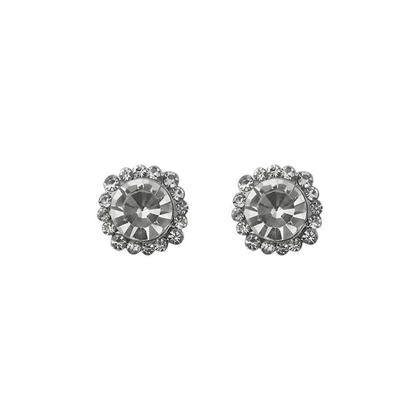 Get The Sparkle You Love At Prices You Adore Kriaa Austrian Stone Silver Plated Stud Earrings - 1313807 Get The Sparkle You Love At Prices You Adore Kriaa Austrian Stone Silver Plated Stud Earrings - 1313807