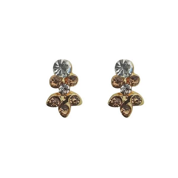 Discover Unique Jewelry With Special Limited-Time Offers Kriaa Gold Plated Austrian Stone Stud Earrings - 1310052 Discover Unique Jewelry With Special Limited-Time Offers Kriaa Gold Plated Austrian Stone Stud Earrings - 1310052