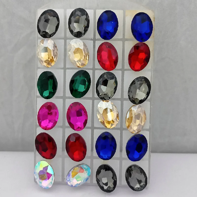 Premium Jewelry At Promotional Prices – Shine Today Kriaa Set of 12 Pairs Crystal Stone Stud Earrings Combo Premium Jewelry At Promotional Prices – Shine Today Kriaa Set of 12 Pairs Crystal Stone Stud Earrings Combo