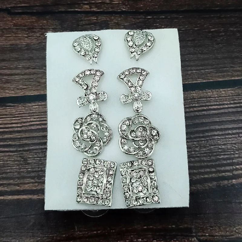 The Ultimate Jewelry Sale – Exclusive Styles At Great Prices Kriaa Set of 4 Pairs Austrian Stone Stud Earrings Combo The Ultimate Jewelry Sale – Exclusive Styles At Great Prices Kriaa Set of 4 Pairs Austrian Stone Stud Earrings Combo