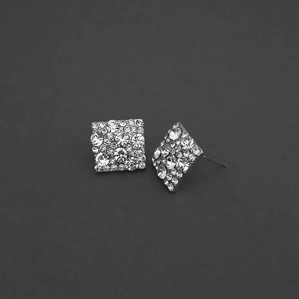 Shine Without Limits – Jewelry Sale Happening Now Kriaa Silver Plated White Austrian Stone Assorted Stud Earrings - 1310748