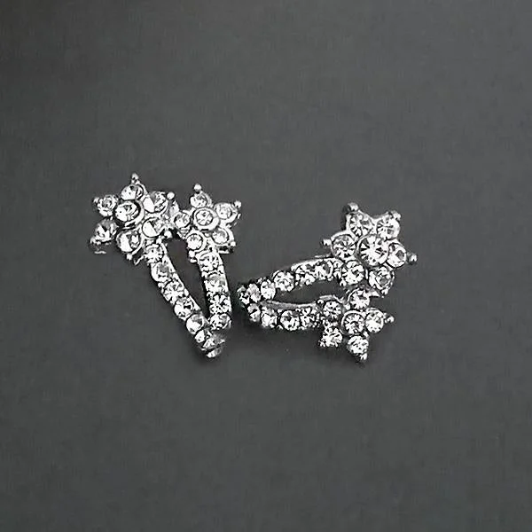 Your Dream Jewelry At Dream Prices – Shop Now Kriaa Silver Plated White Austrian Stone Assorted Stud Earrings - 1310762