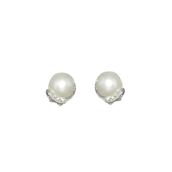 Affordable Luxury Jewelry – Style At A Great Price Kriaa Silver Plated White Pearl Stud Earrings - 2105445