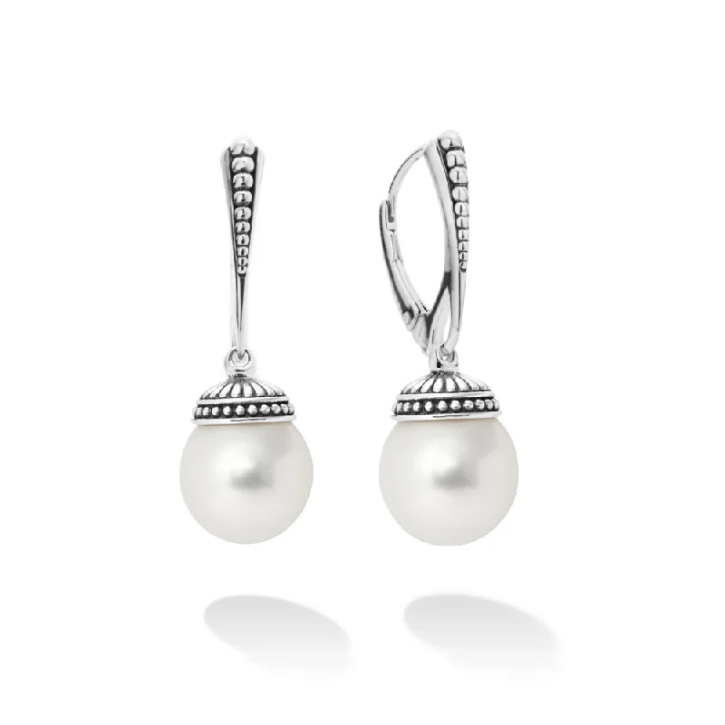 Exclusive Jewelry Sale – Sparkle For Less Lagos Luna Pearl Drop Earrings