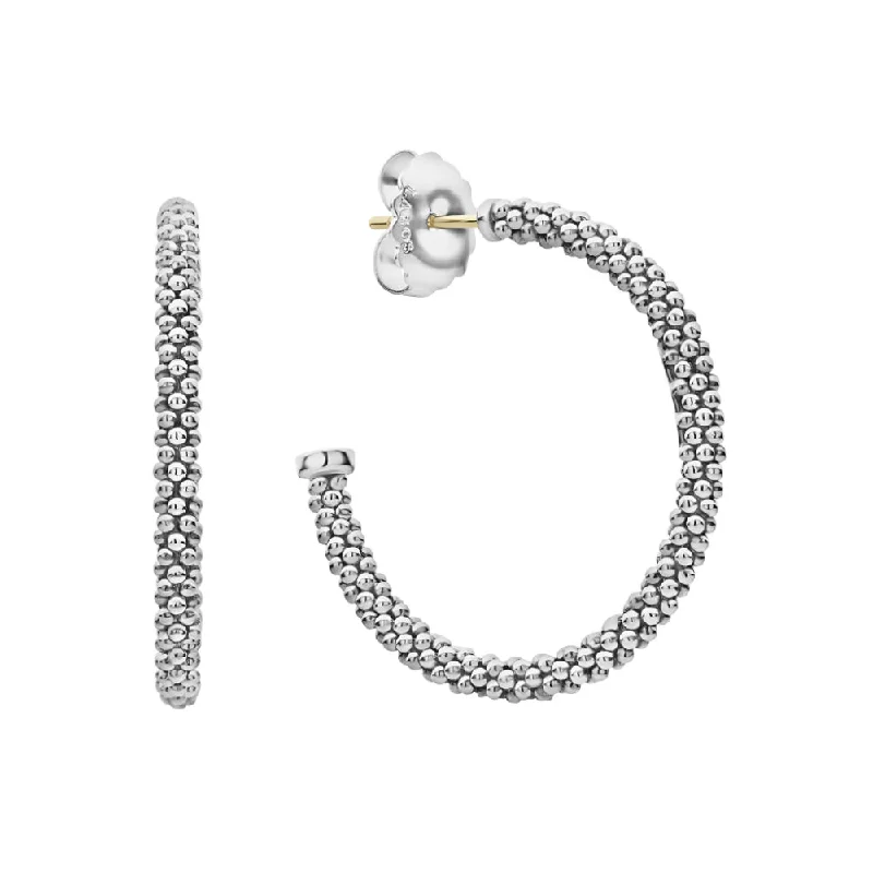 Luxury Jewelry At Unbeatable Discounts Lagos Signature Caviar Hoop Earrings