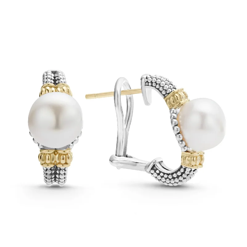 Discover Unique Jewelry With Special Limited-Time Offers Lagos Two-tone Luna Pearl Earrings Discover Unique Jewelry With Special Limited-Time Offers Lagos Two-tone Luna Pearl Earrings