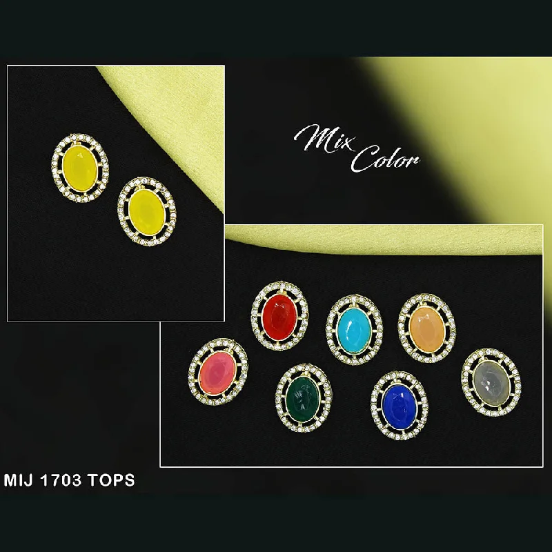 Buy More, Save More – Special Jewelry Discounts Mahavir Gold Plated Stud Earrings