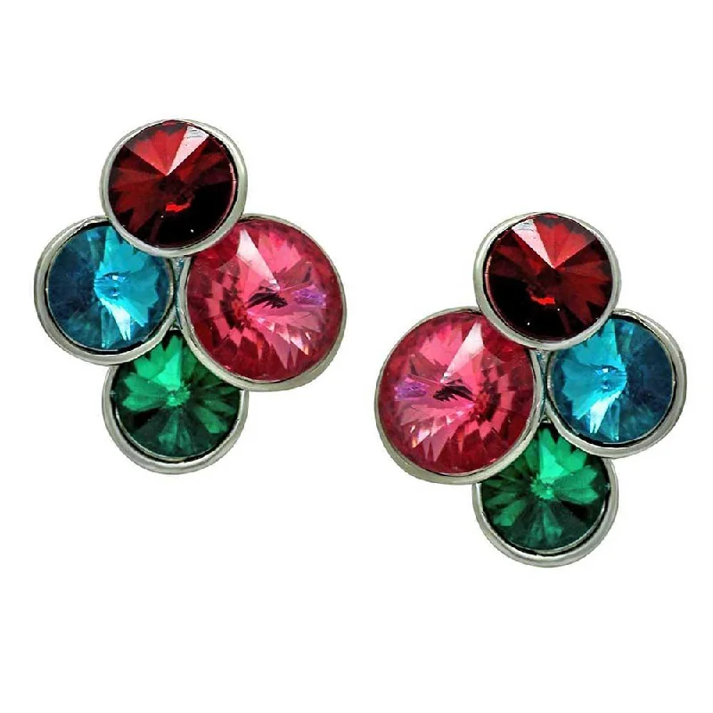 Limited-Stock Jewelry Sale – Shop Before It's Gone Mahi Multicolour Gleaming Crystals Stud Earrings Limited-Stock Jewelry Sale – Shop Before It's Gone Mahi Multicolour Gleaming Crystals Stud Earrings