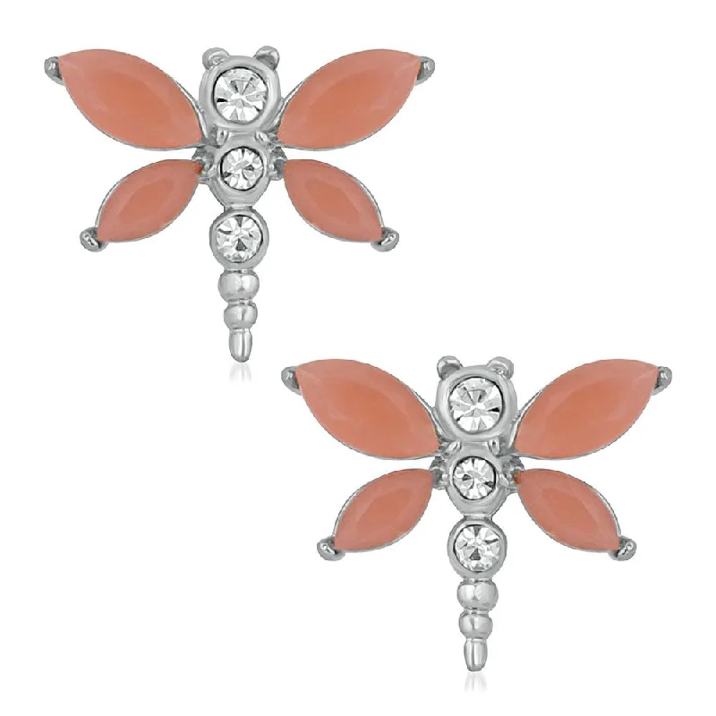 Breathtaking Jewelry At Limited-Time Savings Mahi Rhodium Plated Enchanting Butterfly Inspired Stud Earrings Breathtaking Jewelry At Limited-Time Savings Mahi Rhodium Plated Enchanting Butterfly Inspired Stud Earrings